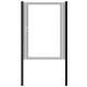 PuraFence Deluxe stalen palen 8 x 8 x 260 cm (2 stuks) PuraFence Deluxe stalen palen 8 x 8 x 260 cm (2 stuks)