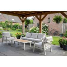 Loungeset wit aluminium Barbedos