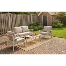 Loungeset wit aluminium Jamaica