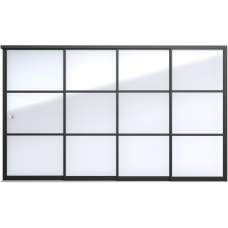 Industriële schuifwand E 371 x 224 cm