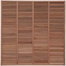 Hardhouten geschaafd tuinscherm Louvre 180 x 180 cm