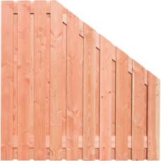 Douglas geschaafd plankenscherm 21-planks 16 mm 180 x 180 cm afloop
