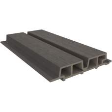 NewTechWood composiet wandbekleding castellation PRO65 3,3 x 18 x 290 cm silver gray