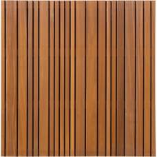 Tuinscherm Thermovision Ayous geschaafd latten variabel recht 180 x 180 cm