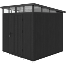 NewTechWood berging met enkele deur 220 x 210 cm ebony zwart