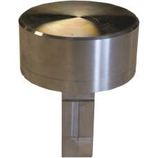 Aluminium heikop t.b.v. H-gleufpaal