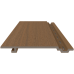 NewTechWood composiet wandbekleding vlak 1,9 x 18,8 x 400 cm teak