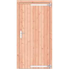 Douglas enkele dichte deur RD verzinkte hengen RVS beslag 108 x 209 cm 1073236