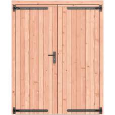 Douglas dubbele dichte deur LD zwart beslag 168 x 209 cm 1073241