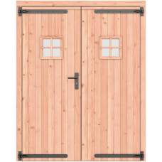 Douglas dubbele deur LD zwart beslag 168 x 209 cm 1073265