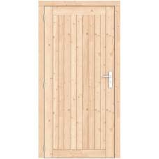 Vuren enkele dichte deur Prestige LD onbehandeld 108 x 209 cm RVS beslag 1073269