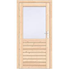 Vuren enkele deur Prestige LD onbehandeld 108 x 209 cm RVS beslag 1073277