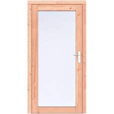 Douglas enkele deur volglas Prestige LD onbehandeld 108 x 209 cm RVS beslag 1073282
