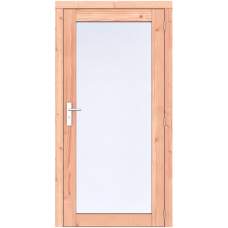 Douglas enkele deur volglas Prestige RD onbehandeld 108 x 209 cm RVS beslag 1073285