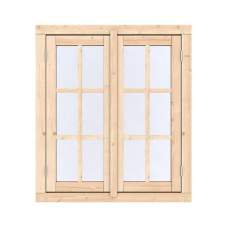 Vuren draairaam dubbel Prestige 112 x 126,2 cm 1073442