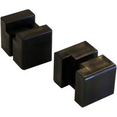 PVC adaptor clip t.b.v. centreren dubbele staafmat 6/5/6 schermen in de H-gleufpaal