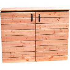 Douglas containerkast dubbel op zwart frame 118 x 151 x 85 cm