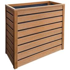 NewTechWood composiet plantenbak Teak 80 x 85 x 38 cm