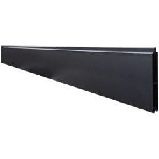 NewTechWood aluminium onderplank t.b.v. verticale tuinschermen 2 x 15 x 180 cm zwart