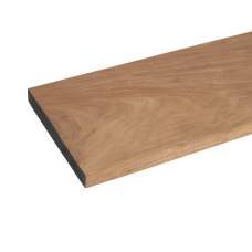 Hardhouten vlonderplank Omvong glad geschaafd 2,8 x 19,5 cm