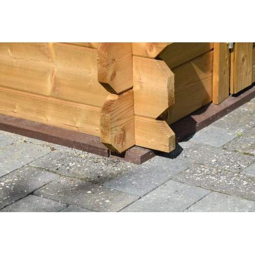 naam sticker schuld Funderingsbalk hardhout robuust 4,5 x 9 x 300 cm