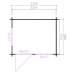Blokhut 2520 Interflex 250 x 200 cm