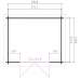Blokhut 325M Interflex 300 x 250 cm