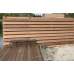 Schuttingplank hardhout 1,5 x 14 x 395 cm