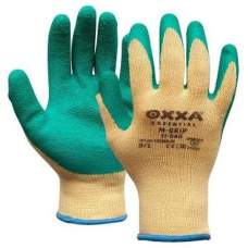 Werkhandschoenen Oxxa M-grip groen-geel