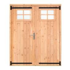 Lariks/Douglas dubbele opgeklampte deur 164,6 x 199,6 cm 42.8017