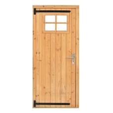 Lariks/Douglas enkele opgeklampte deur LD 86,4 x 199,6 cm 42.8018L