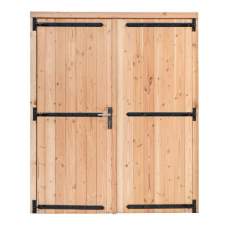 Lariks/Douglas dubbele opgeklampte deur XL 253,6 x 220 cm 42.8019