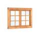 Red Class Wood uitzetraam dubbel 125,2 x 90  cm 6-ruits