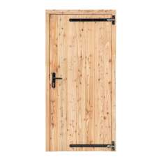 Enkele dichte deur lariks / douglas 101,5 x 202 cm Rechtsdraaiend