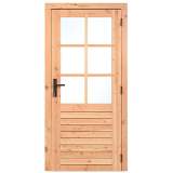 Douglas enkele glas deur 6-ruits 100 x 205 cm rechtsdraaiend K088249 +€ 549,95