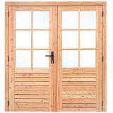 Douglas dubbele glas deur 6-ruits 185 x 205 cm linksdraaiend K088250 +€ 999,00