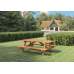 Picknicktafel hardhout business 200 x 160 x 75 cm