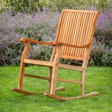 Schommelstoel teak Relax