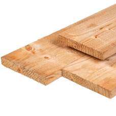 Tuinplank douglas bezaagd 2,5 x 25 cm