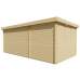 Blokhut Megamodern 200 + 375 x 300 cm onbehandeld