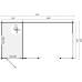 Blokhut Selma 178 + 400 x 350 cm onbehandeld