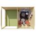 Blokhut Viveka 320 + 150 + 280 x 420 cm onbehandeld