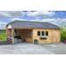 Blokhut Viveka 320 + 150 + 280 x 420 cm onbehandeld