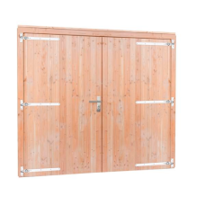 Douglas dubbele deur inclusief kozijn extra breed en hoog 255 x 209 cm