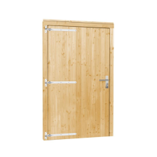 Vuren enkele deur inclusief kozijn extra breed en hoog rechtsdraaiend 119 x 209 cm