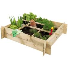 Minigarden grenen 20 x 90 x 90 cm groen geïmpregneerd