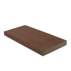 NewTechWood composiet kantplank houtstructuur 2,3 x 13,8 x 300 cm Ipe