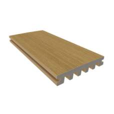 NewTechWood composiet dekdeel enkelzijdig houtstructuur 2,3 x 13,8 x 400 cm Red Cedar
