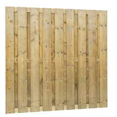 Tuinscherm geïmpregneerd vuren 20 planks 15 mm 180 x 180 cm 