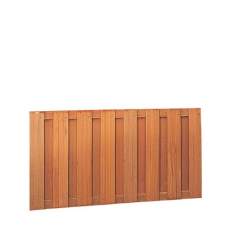 Tuinscherm hardhout 18-planks 14 mm 180 x 90 cm